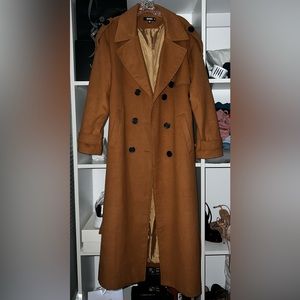 Missguided Trench Coat | US 10 | Camel